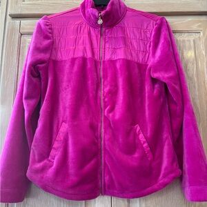Like new, Lilly Pulitzer Raspberry jacket size S , worn once!
